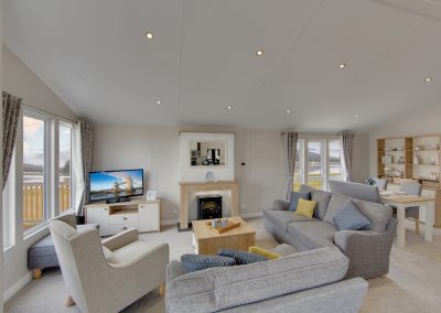 Well-designed park home interior